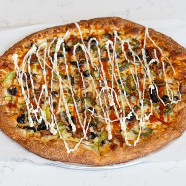 Saucy Pizza.