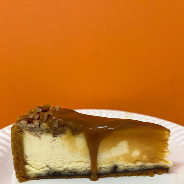 Cheesecake With Caramel.